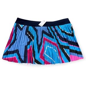 NEW Lucky In Love Skort Women's XL Multicolor Elastic Waist Tennis Golf Athletic